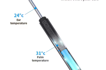 Cureoreille visuel haute rsolution pour liminer le crumen avec camra et lumire LED